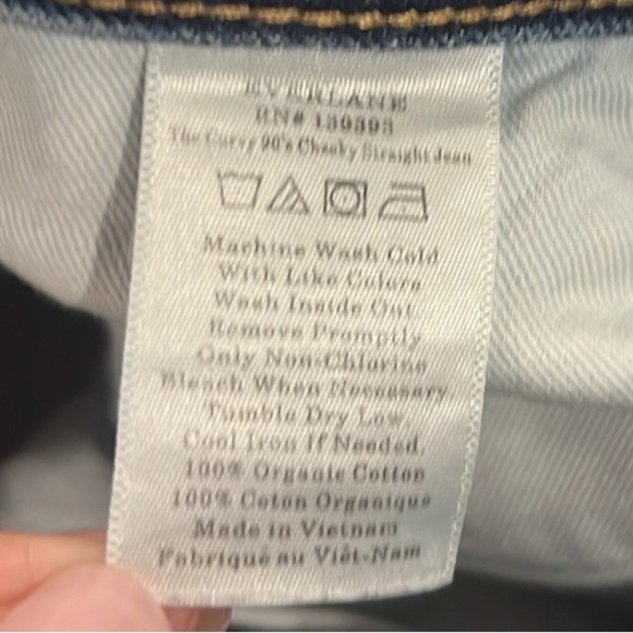 Everlane The curvy 90s cheeky straight cotton button fly jean size 30R - Picture 8 of 8